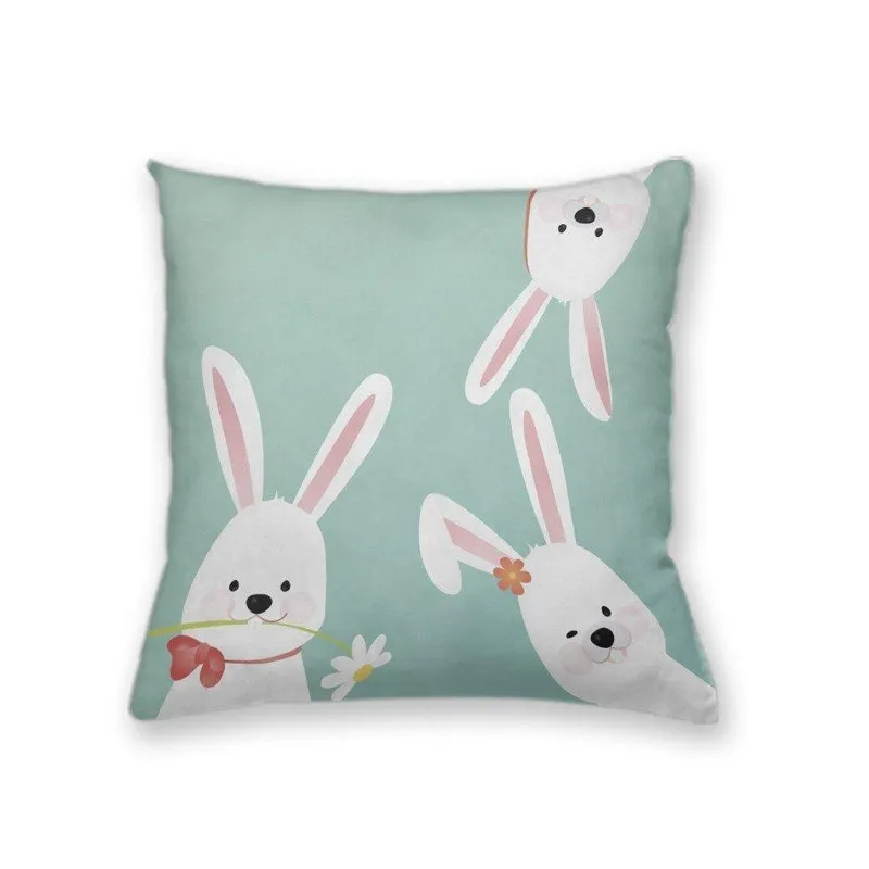 Almofada Decorativa Own Coelhas Da Páscoa - 45x45cm