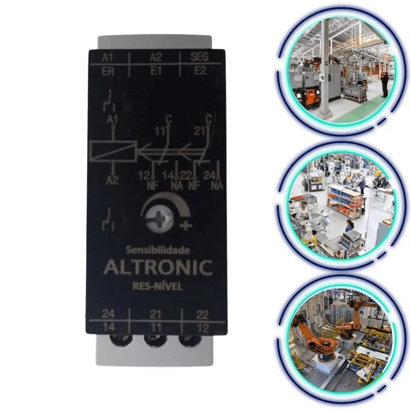 Relé Controle De Nível Com Eletrodo De Segurança 220v