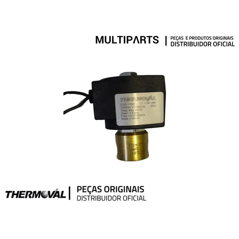Valvula Solenoide Thermoval 220v 11527 Autoclave