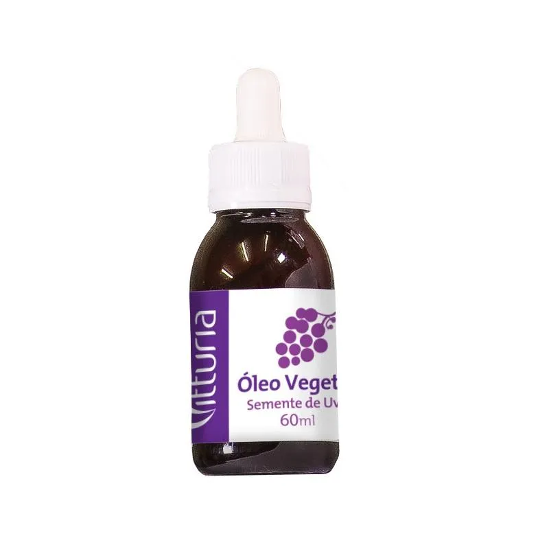 Óleo Vegetal Semente Uva Regenerador Hidratante 60ml
