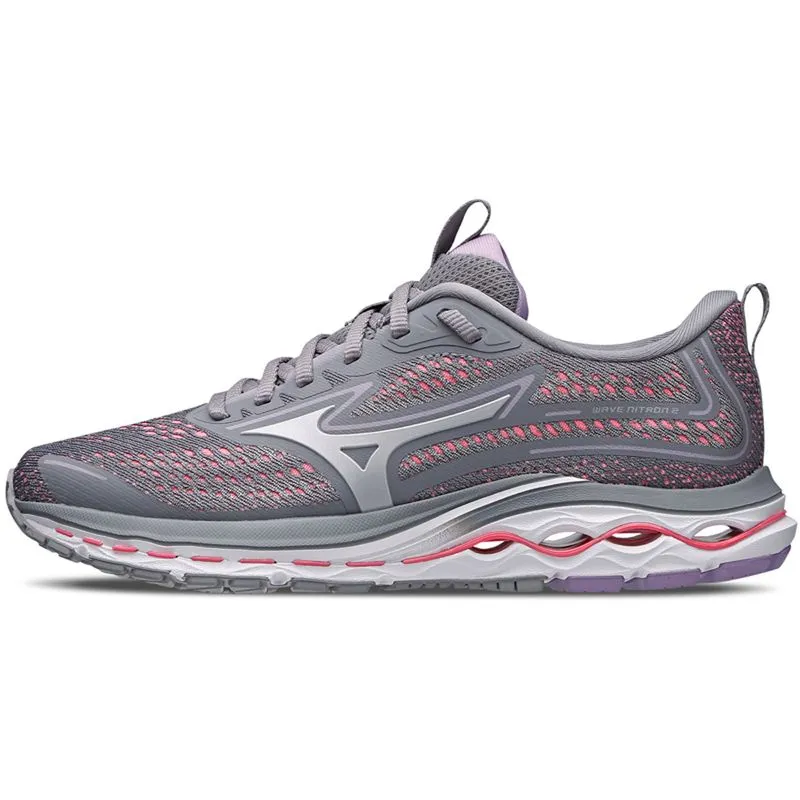 Tênis de Corrida Mizuno Wave Nitron 2 40 Cinza