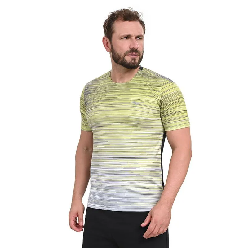 Camiseta de Treino Masculina Mizuno High G / Cinza