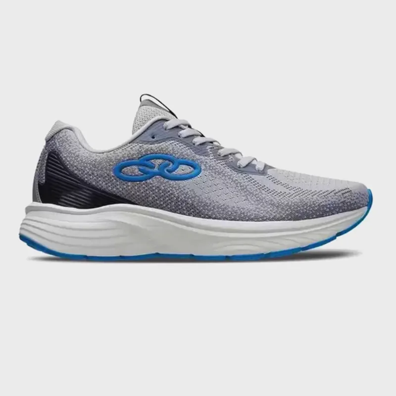 Tenis Esportivo Masculino Olympikus Challenger 4 Cinza Azul