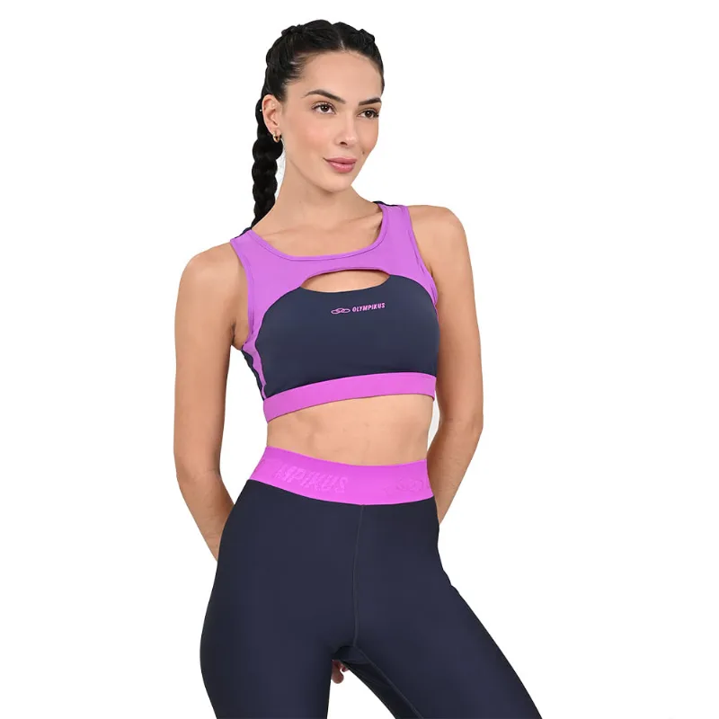 Top Flex Compression Olympikus Feminino GG Azul