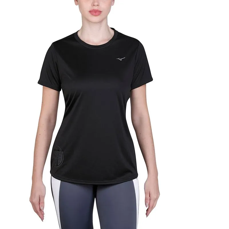Camiseta de Treino Feminina Mizuno Energy Stamp GG / Preto