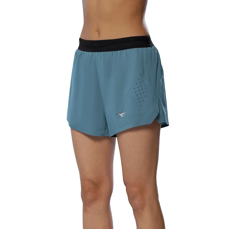 Shorts de Corrida Mizuno Tech Light Split 3.5 Feminino