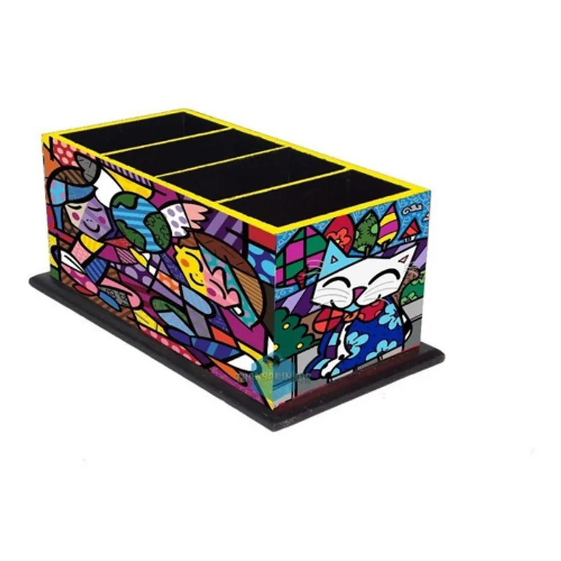 Porta Controle Remoto Decoração Romero Britto Mod 3