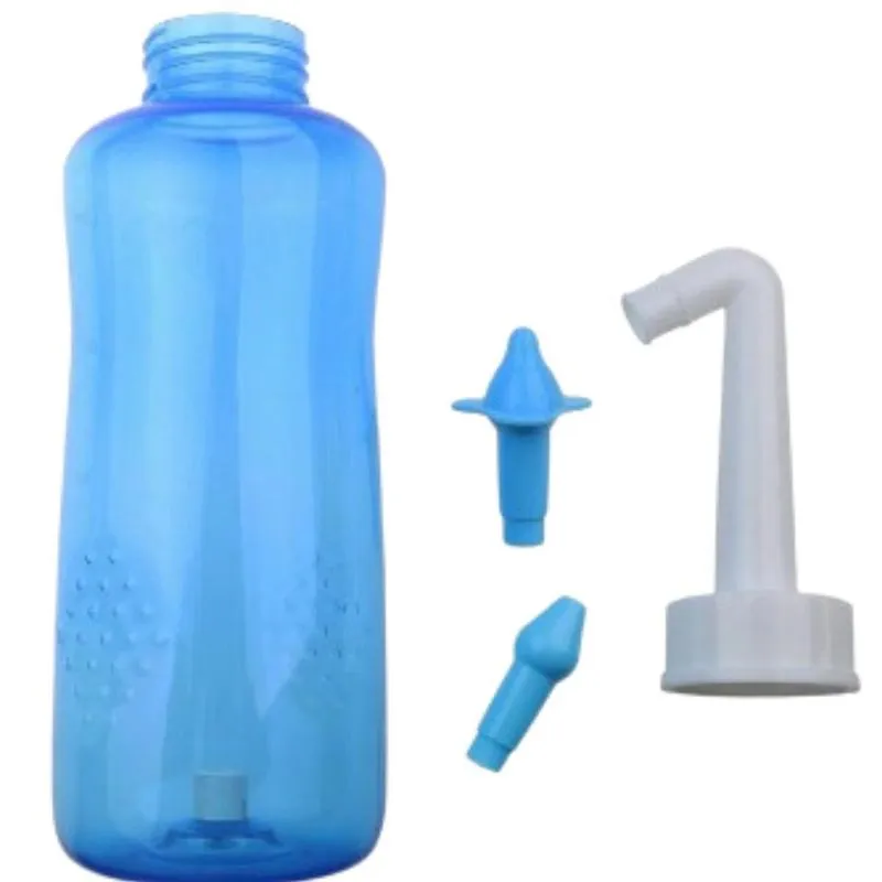 Limpador Nasal Azul Com Regulagem De Jato Crianças E Adultos