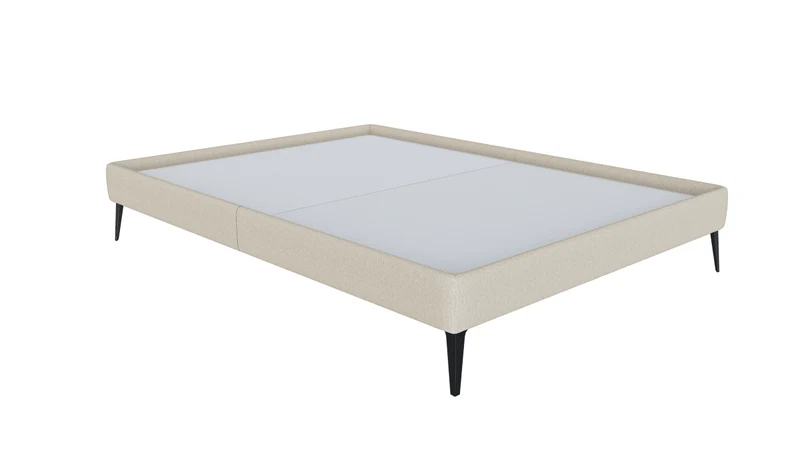 Base Box Sommier Luxo Bouclé Pérola 15 cm Solteiro Plus Viúva (115x205x15)