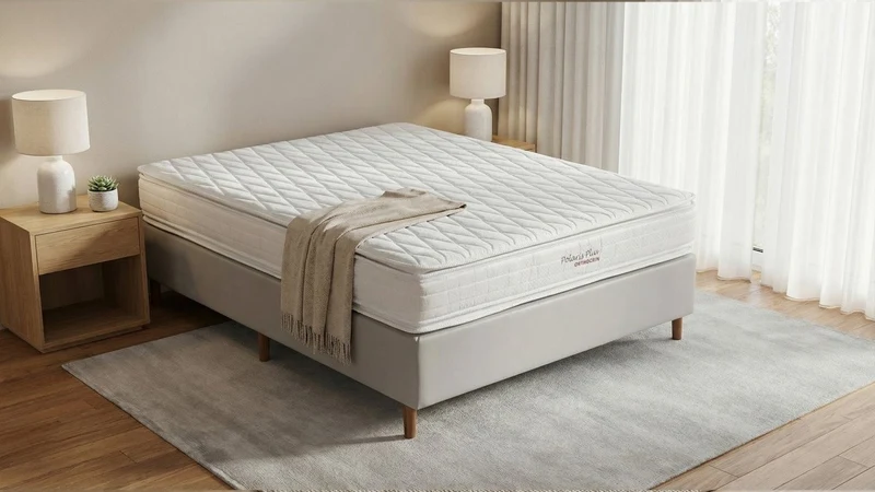 Colchão Espuma D33 Polaris Plus Pillow 24 cm Casal Especial (128X188X24)