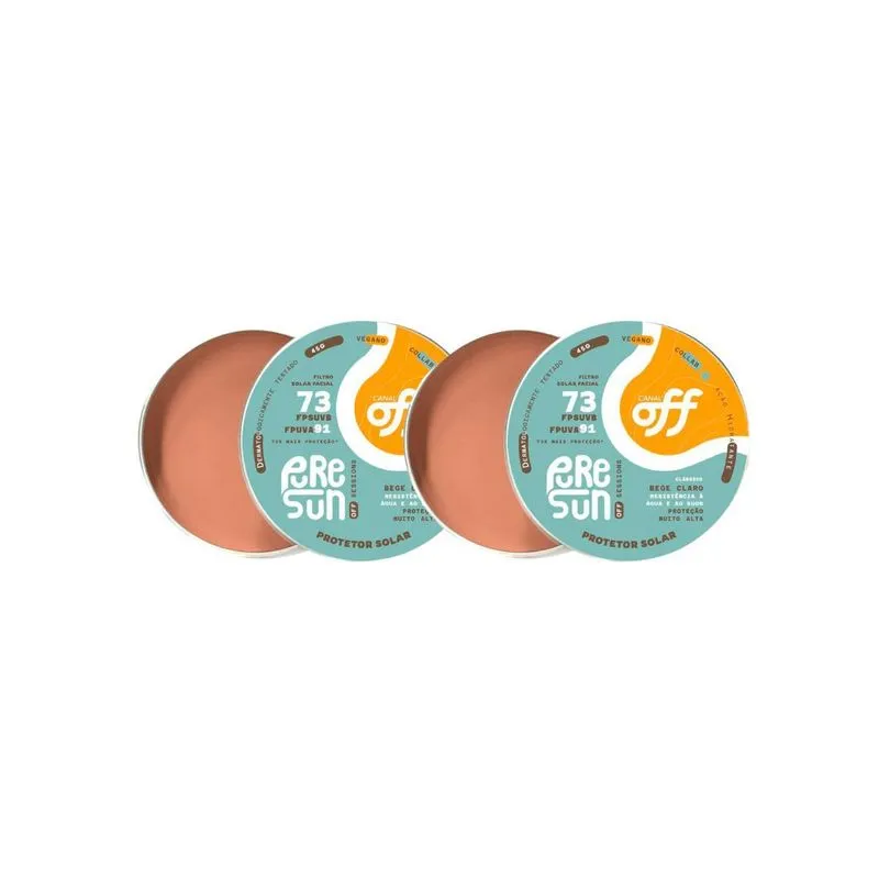 Kit 2 Protetor Solar Puresun Classico + Canal Off 75+ 45g