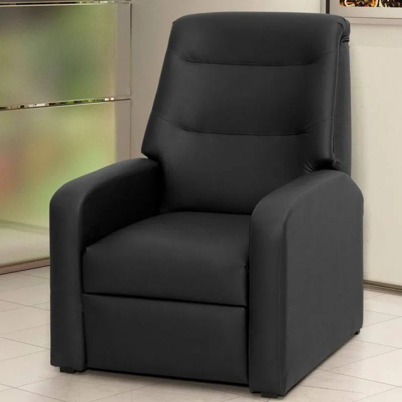Poltrona Reclinável Classic Corano Preto F 281- Matrix