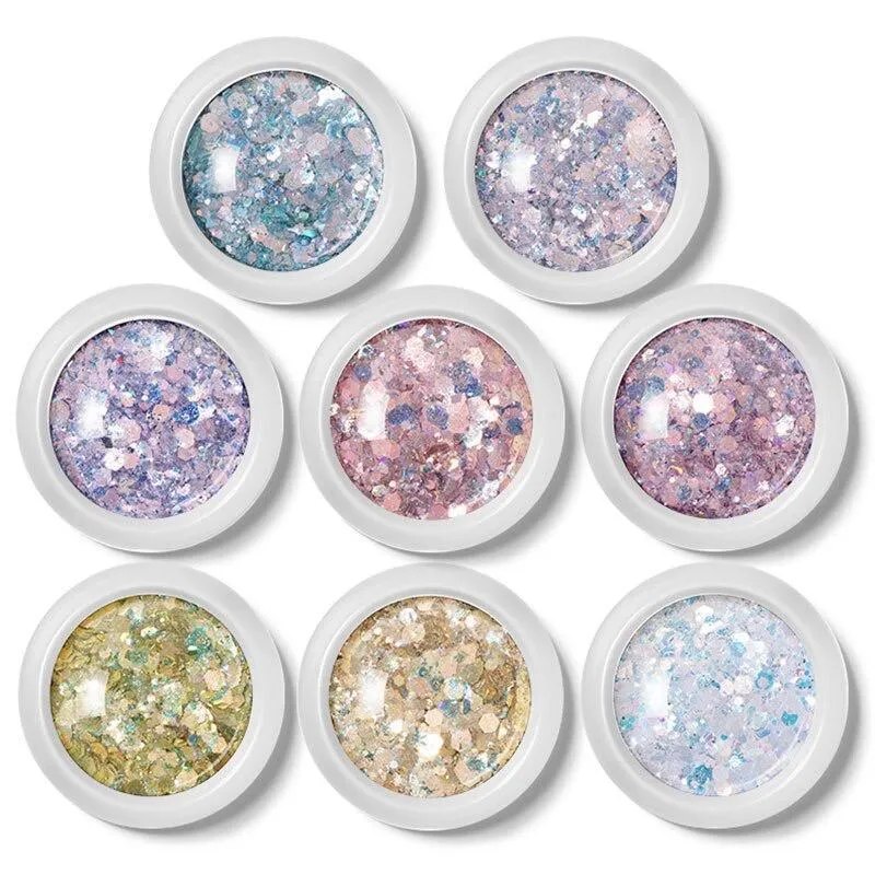 Glitter Flocado Para Decoração Unhas Em Gel , Acrigel , Make