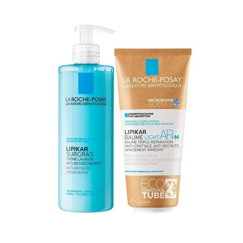 Kit Corporal La Roche-Posay Lipikar - Sabonete E Creme 200ml