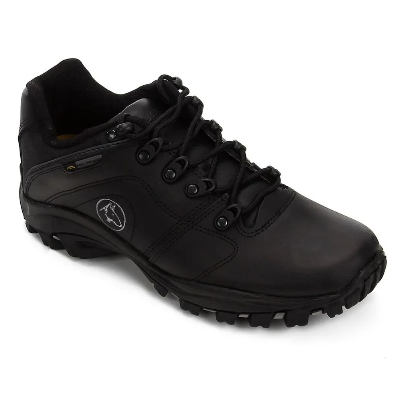 Tênis Couro Bull Terrier Fox Low II - Unissex - Preto