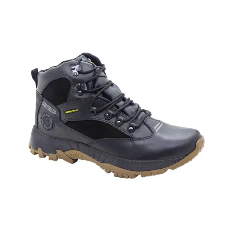 Bota Bull Terrier Masculina Impermeável Alticron Couro