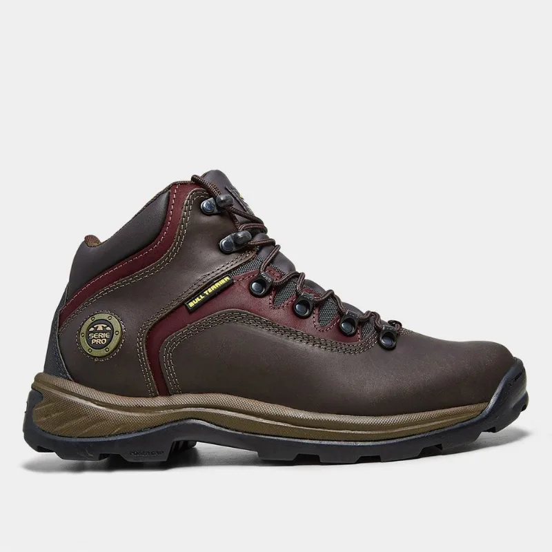 Bota Bull Terrier Couro Trailfox Masculina - Masculino - Marrom+Vinho