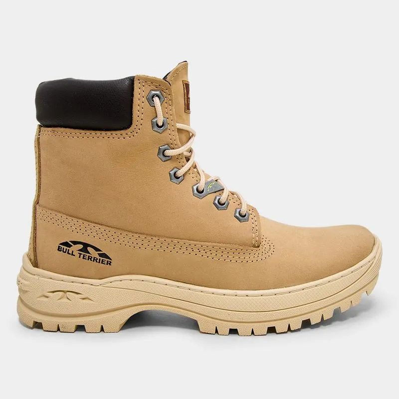 Bota Bull Terrier Mack Masculina - Masculino - Bege Claro
