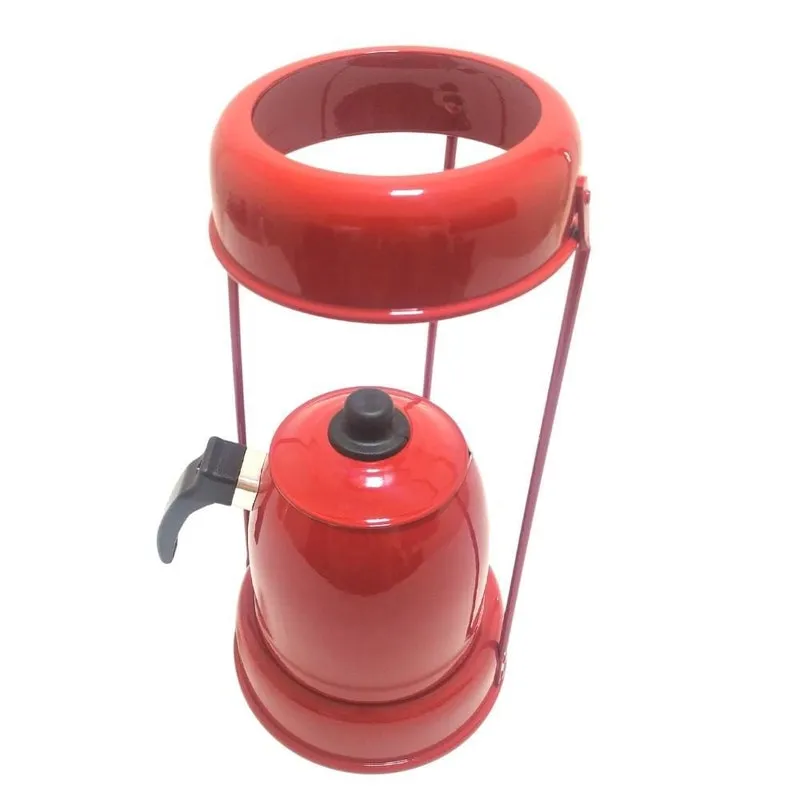 Kit Suporte Coador De Café Mariquinha Vermelha Simplicidade.