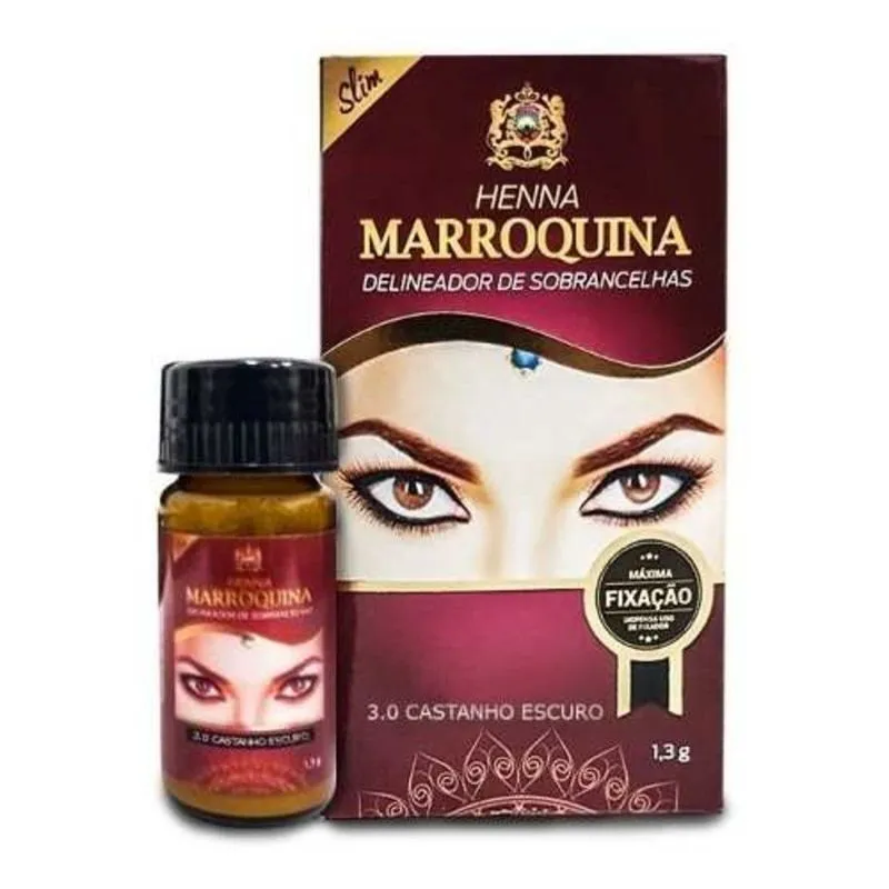 HENNA PO MARROM MARROQUINA 1.3G