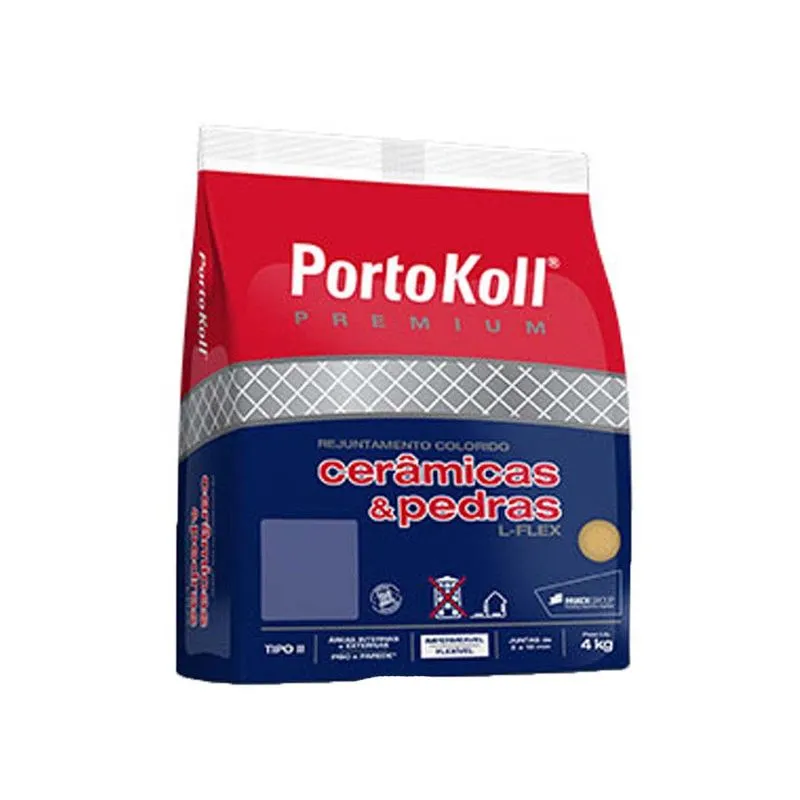 Rejunte L-Flex 4kg marrom UP Portokoll Parex Brasil
