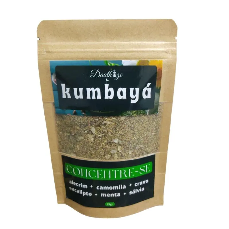 Kumbayá Concentre-se Ervas E Flores Naturais Chá E Fhumo