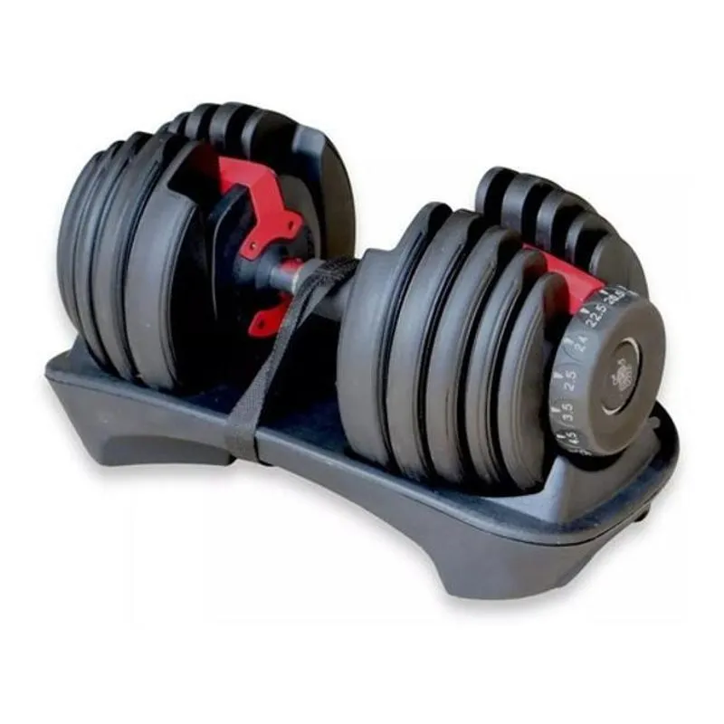 Halter Ajustável 24kg Dumbbells Musculação Fitness