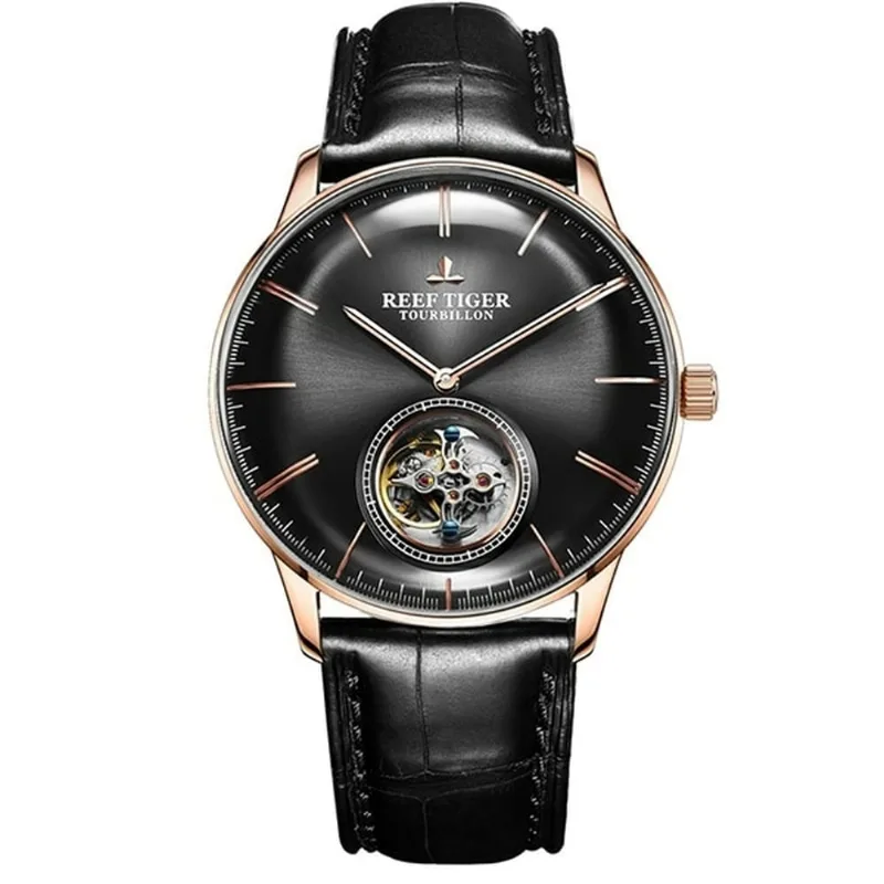 Relógio Masculino Reef Tiger Rga1930-ybb À Prova D'água Ouro