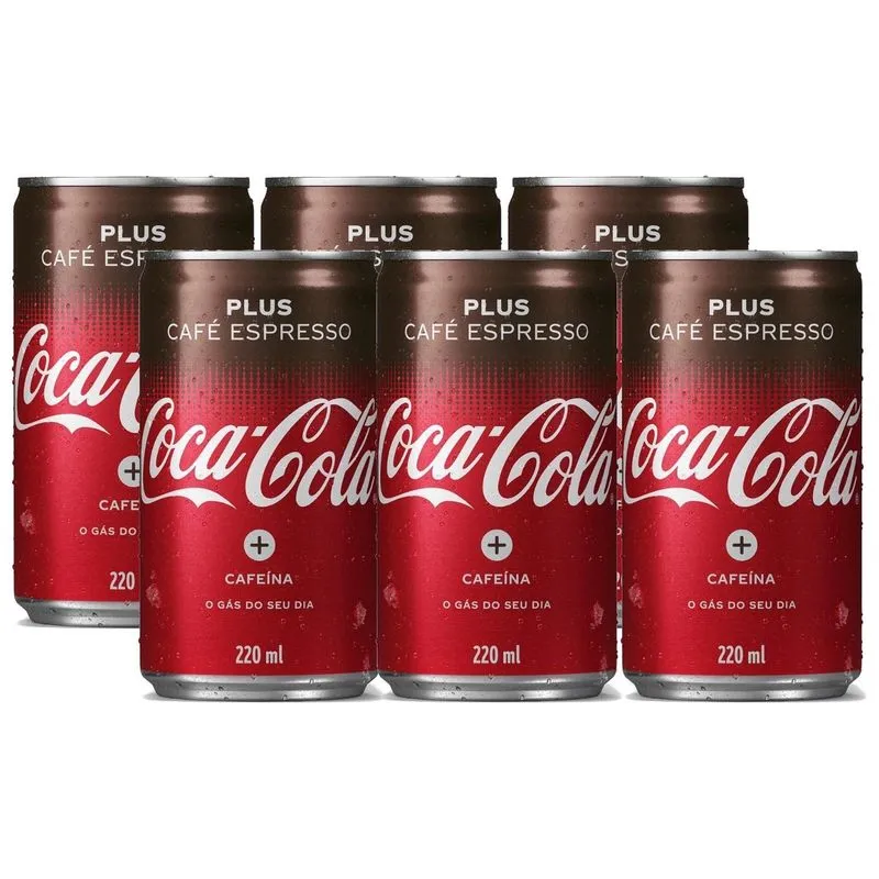 Kit Com 6und Coca-cola Café Espresso 220ml