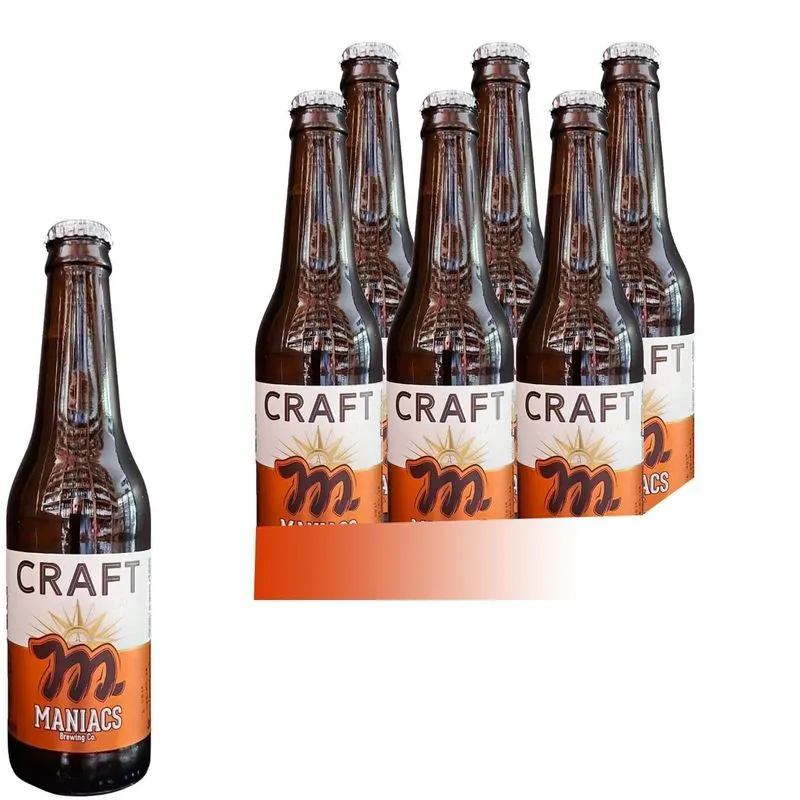 Kit Com 6und Cerveja Maniacs Craft Lager 355ml