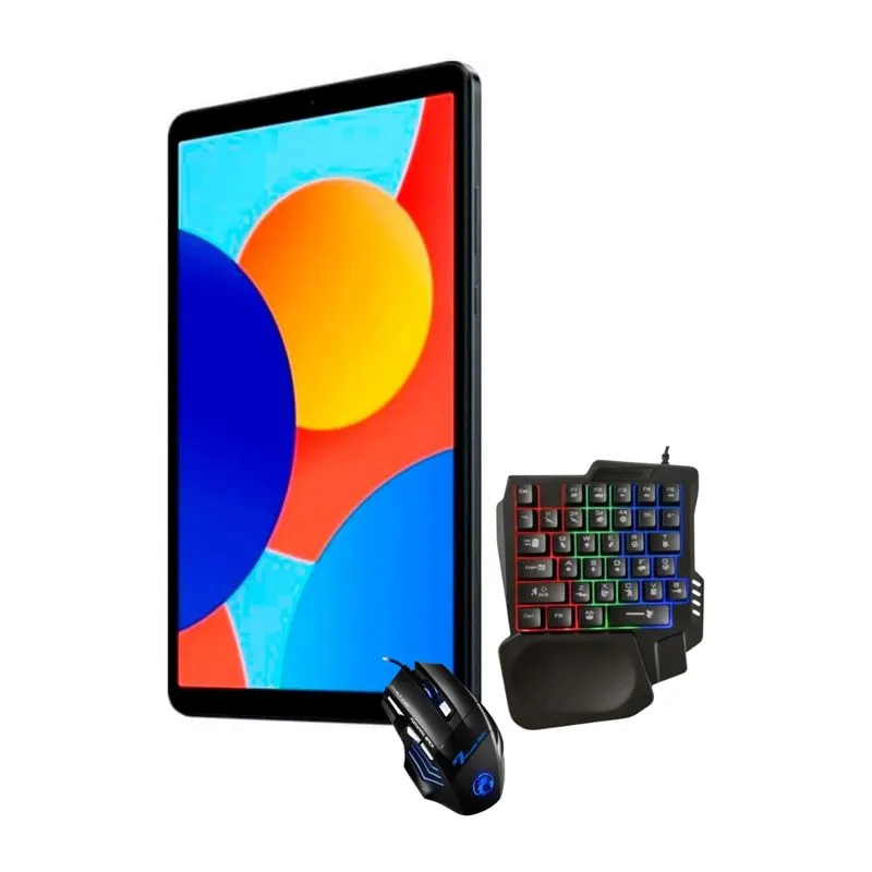 Tablet R E D M Ip A D Se Grey 64gb/4gb Ram + Kit Teclado E Mouse Gamer