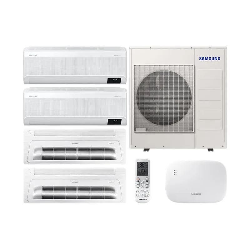 Samsung Quad-Split WindFree 34.000 BTUs (2x 9000 HW + 2x 18000) Combo