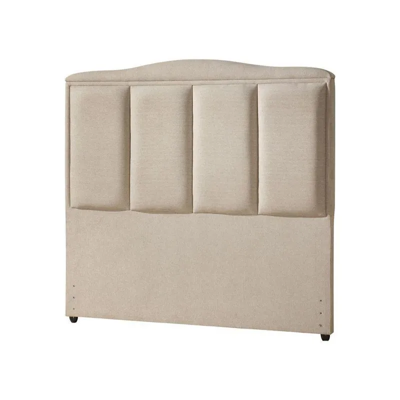 Cabeceira Queen Estofada Box Paris 160Cm Linho Bege