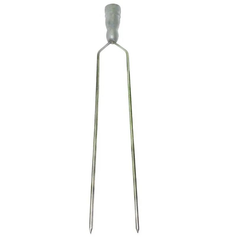 Espeto Duplo Grosso Churrasco Inox 304 60cm Não Enferruja