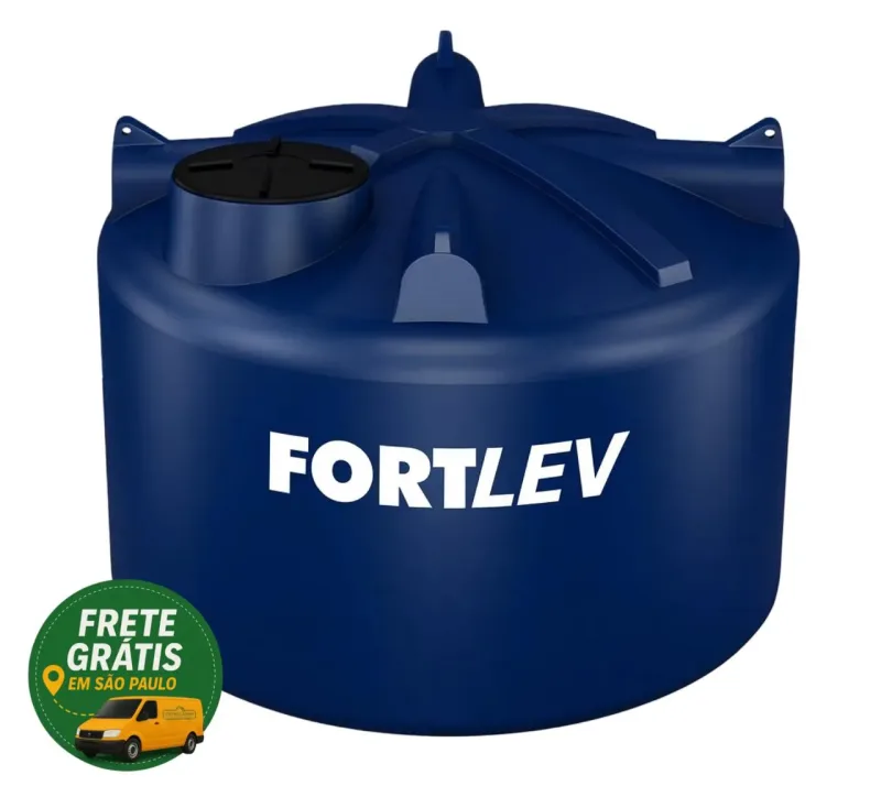 Caixa D'Água Fortlev Fortplus 10.000L para Armazenamento de Água