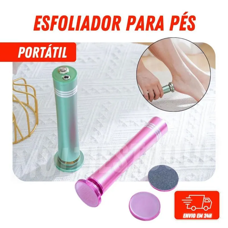 Esfoliador Portátil Para Pés - Cores Sortidas