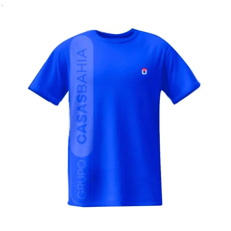 Camiseta Manga Curta Grupo Casas Bahia Azul