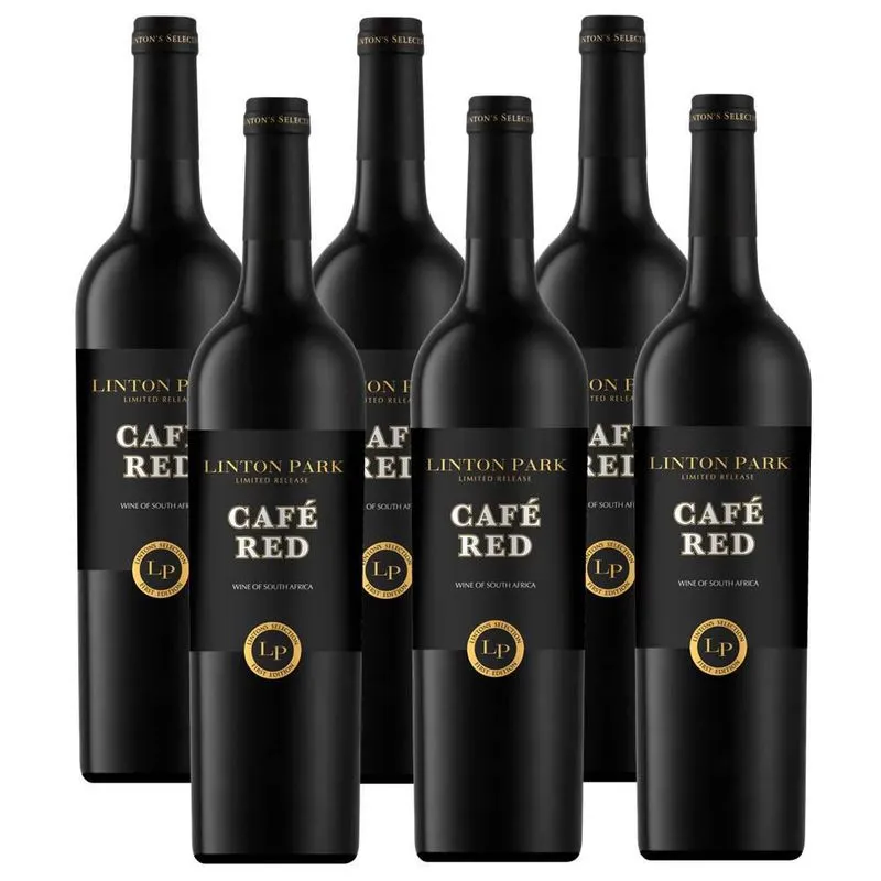 Kit 06 Unidades Vinho Linton Park Café Red 750ml