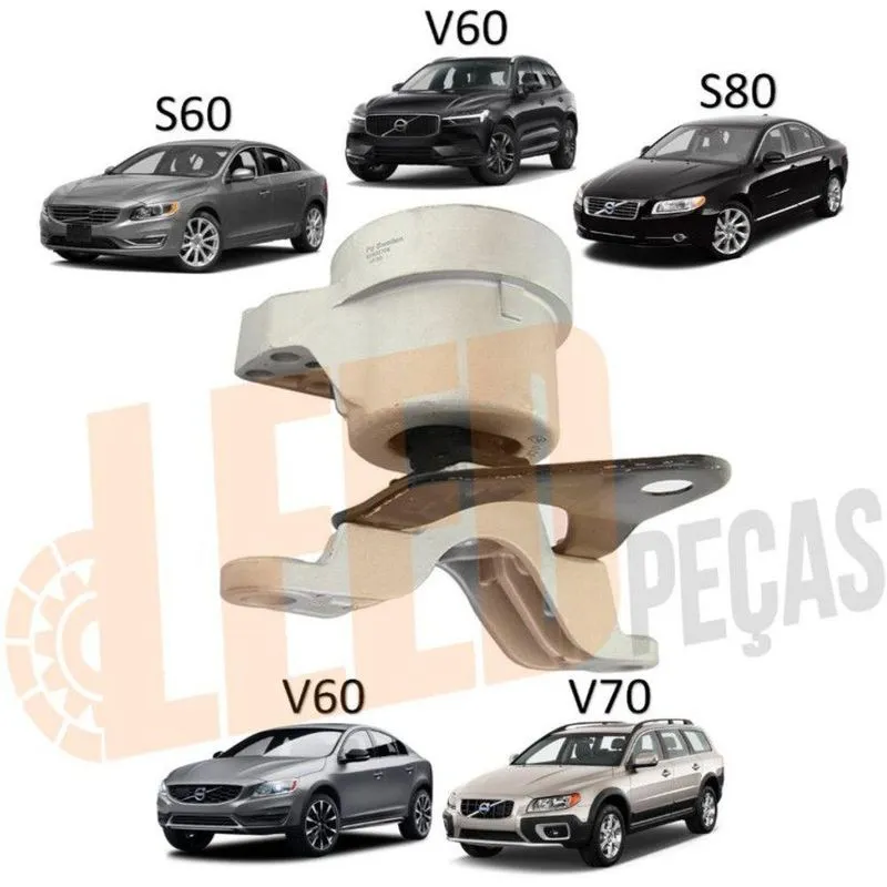 Calço Coxim Direito Motor Volvo Xc60 2009 2010 2011 2012 201
