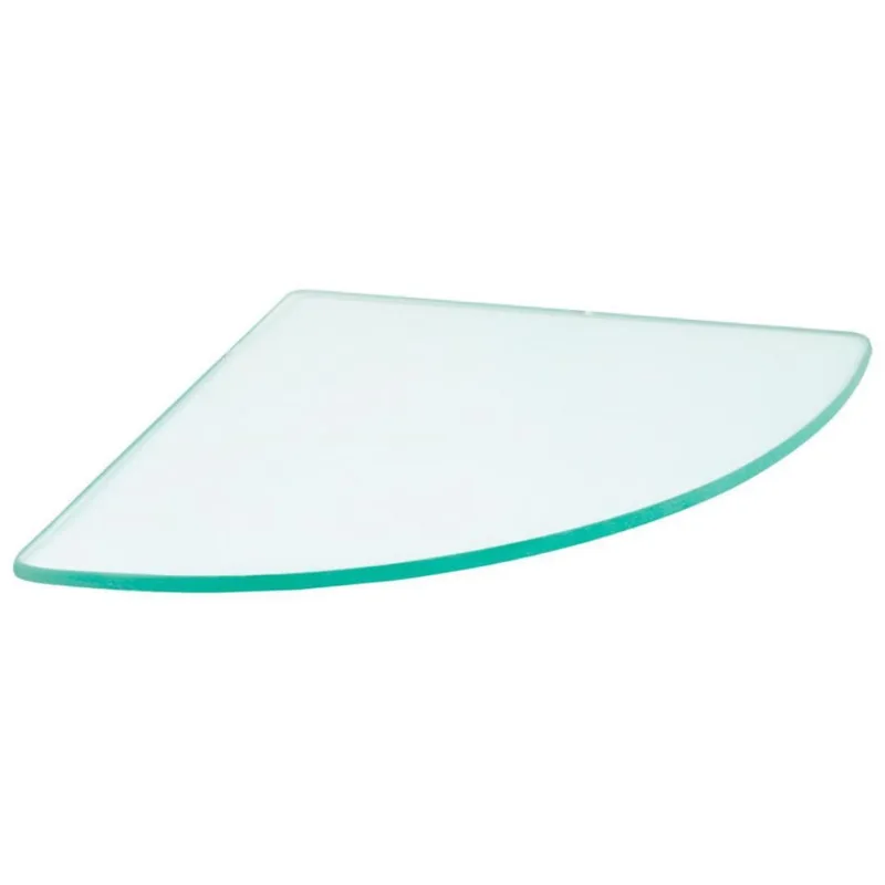 Vidro incolor para porta shampoo canto 20x28 - Minhacazza