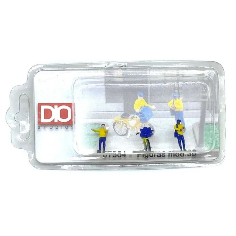 Miniaturas Figuras Carteiros 3 peças 1:87 HO Dio Studios 87304