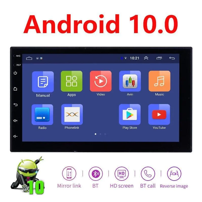 Central Multimídia 7 1din Com Android ,wifi, Bluetooth, Gps