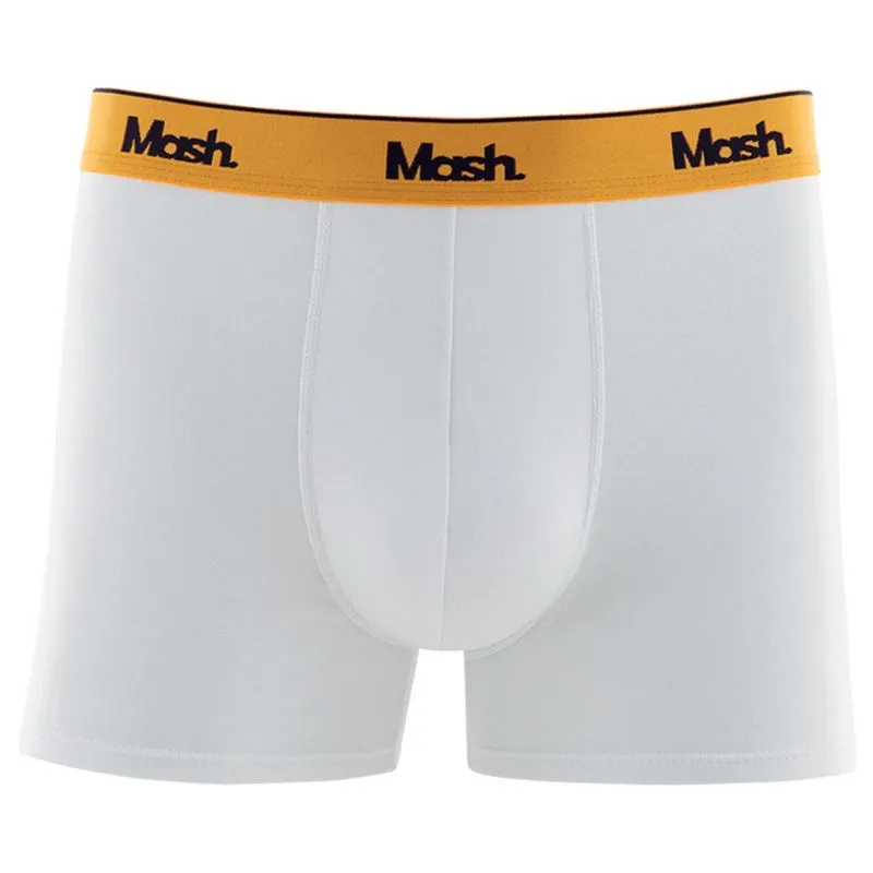 Cueca Boxer Cotton Neon Branco GG