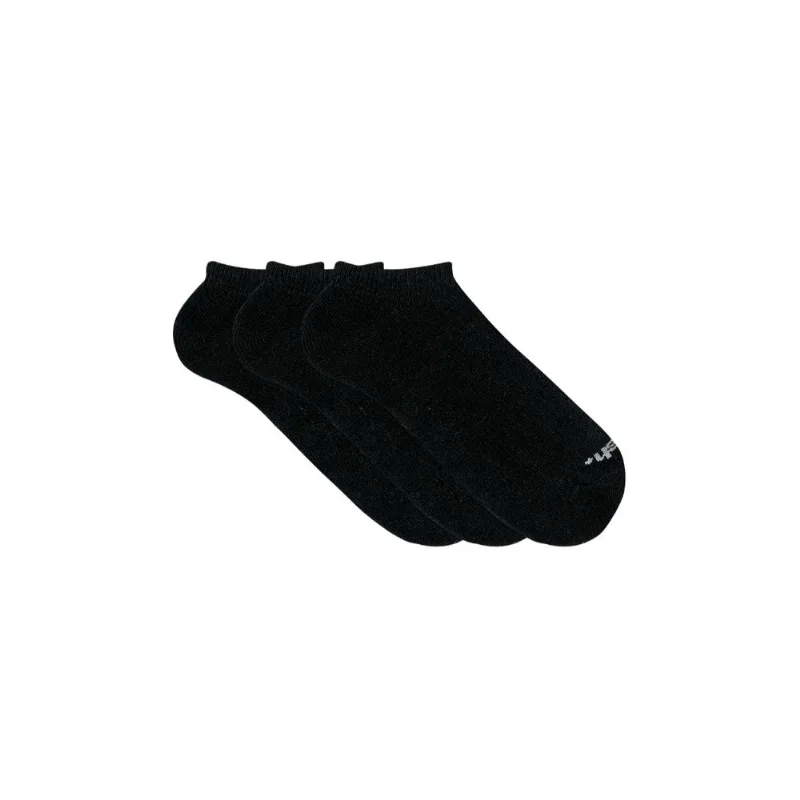 Kit 3 Pares Meia Esportiva Invisível Preto 28-33