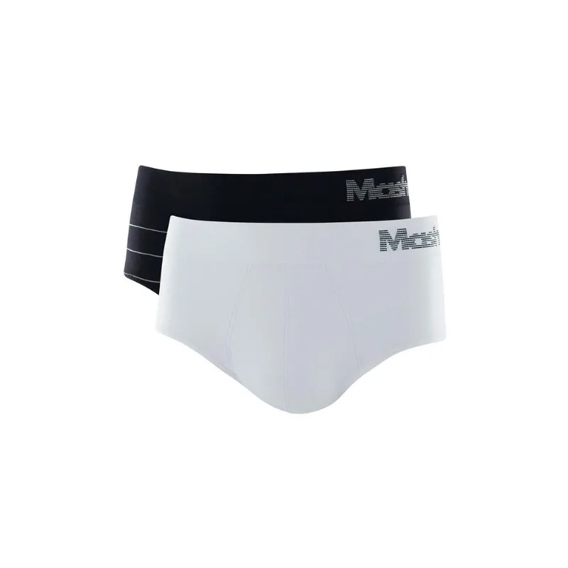 Kit 2 Cuecas Slip Microfibra sem Costura Preto P
