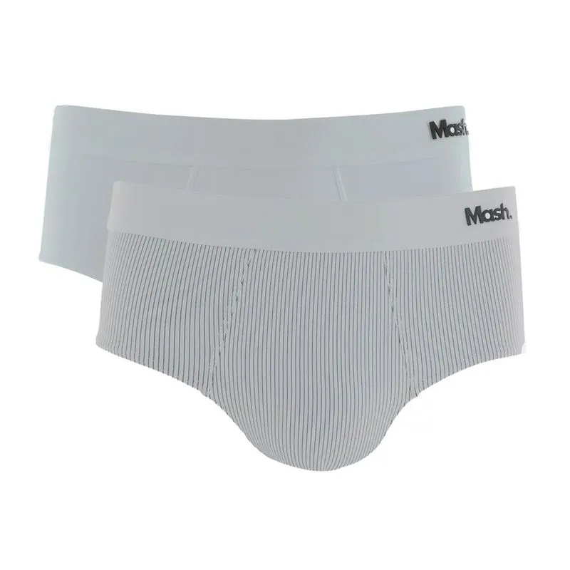 Kit 2 Cuecas Slip Microfibra Mash