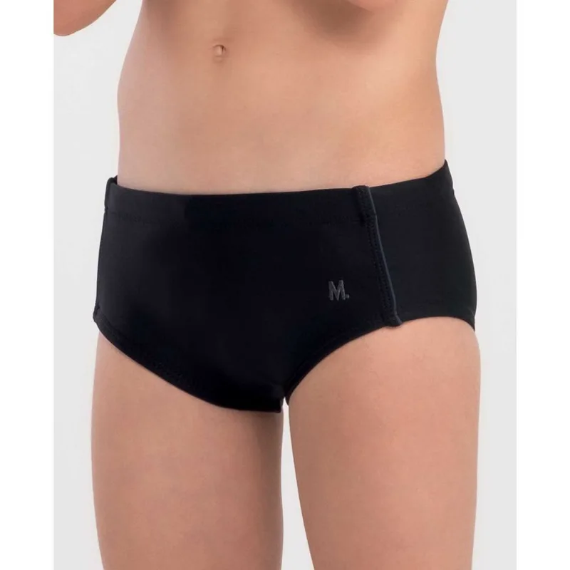 Sungão Liso com Vivo Lateral Infantil Preto GG
