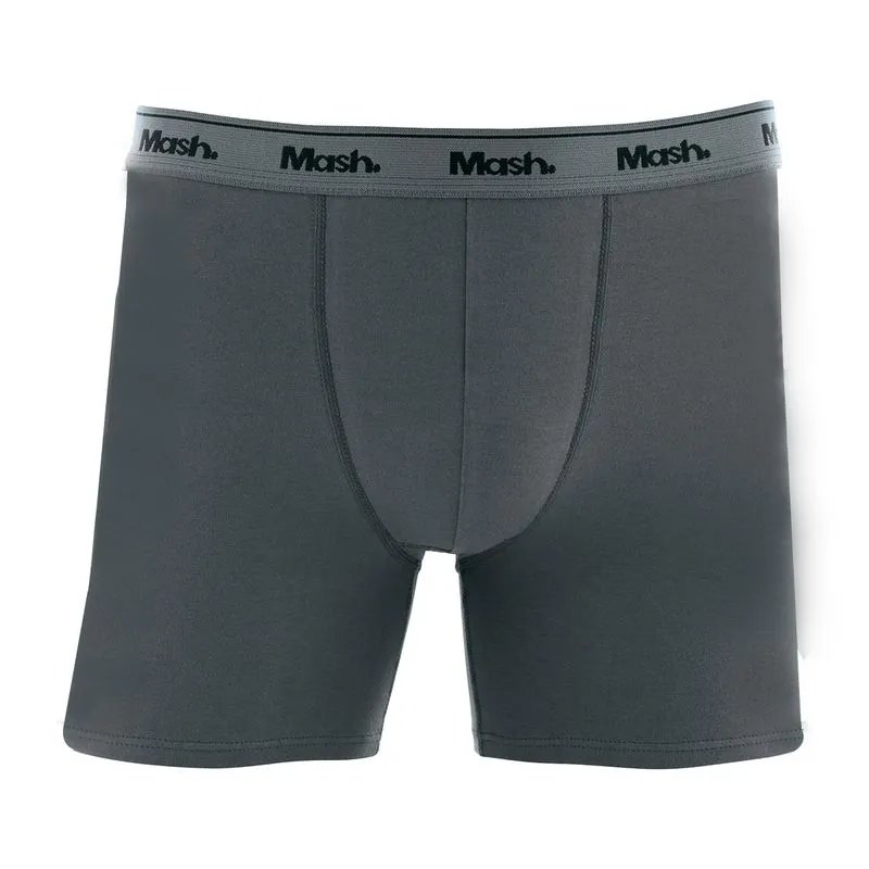 Cueca Boxer Longa Cotton Lisa Mash