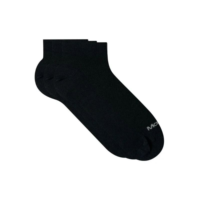 Kit 3 Pares Meia Esportiva Sapatilha Preto 34-38
