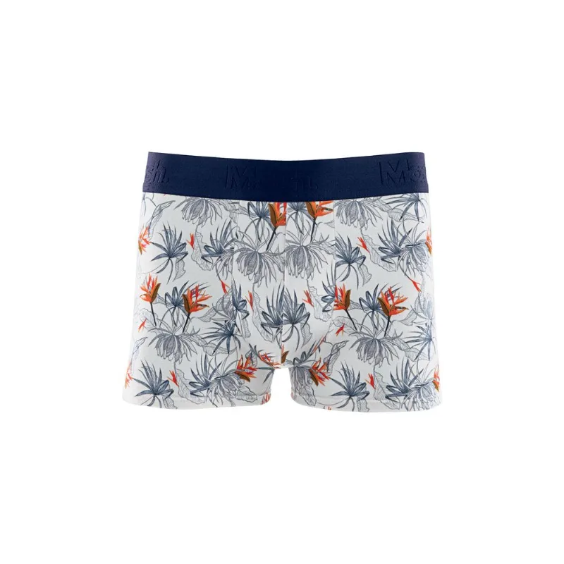 Cueca Boxer Estampada Cotton Branco P